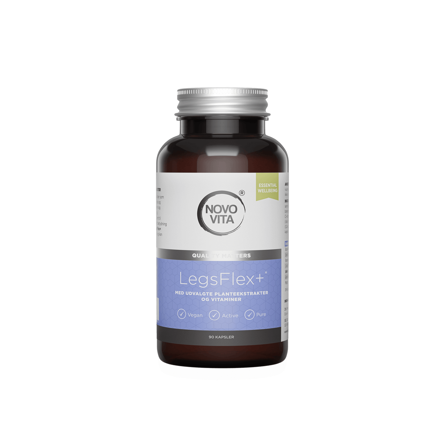 LegsFlex+ – Complex pentru confort articular, mangan + Vitamina C + extracte vegetale - 90 de capsule