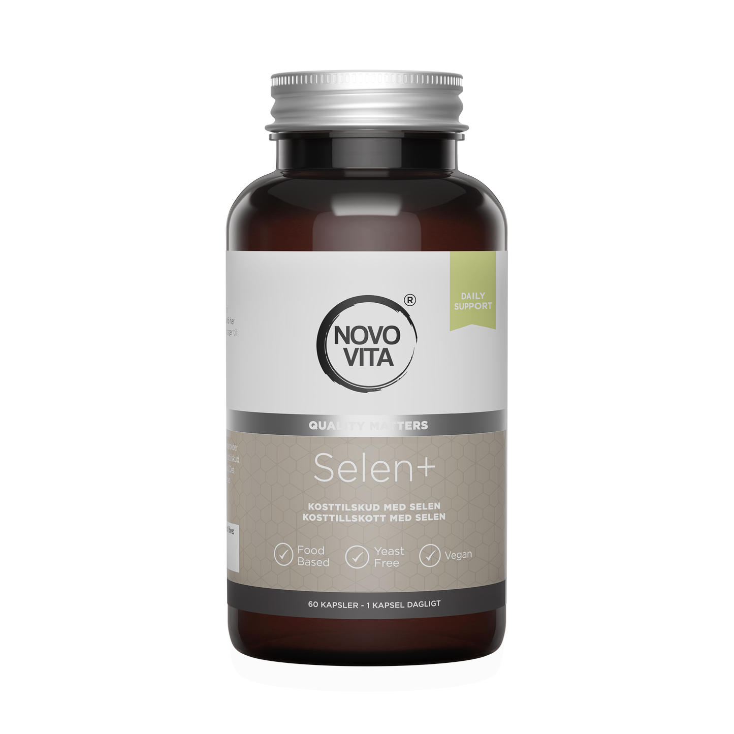 Selen+ – Seleniu natural din semințe de muștar + alfalfa + siliciu - 60 de capsule