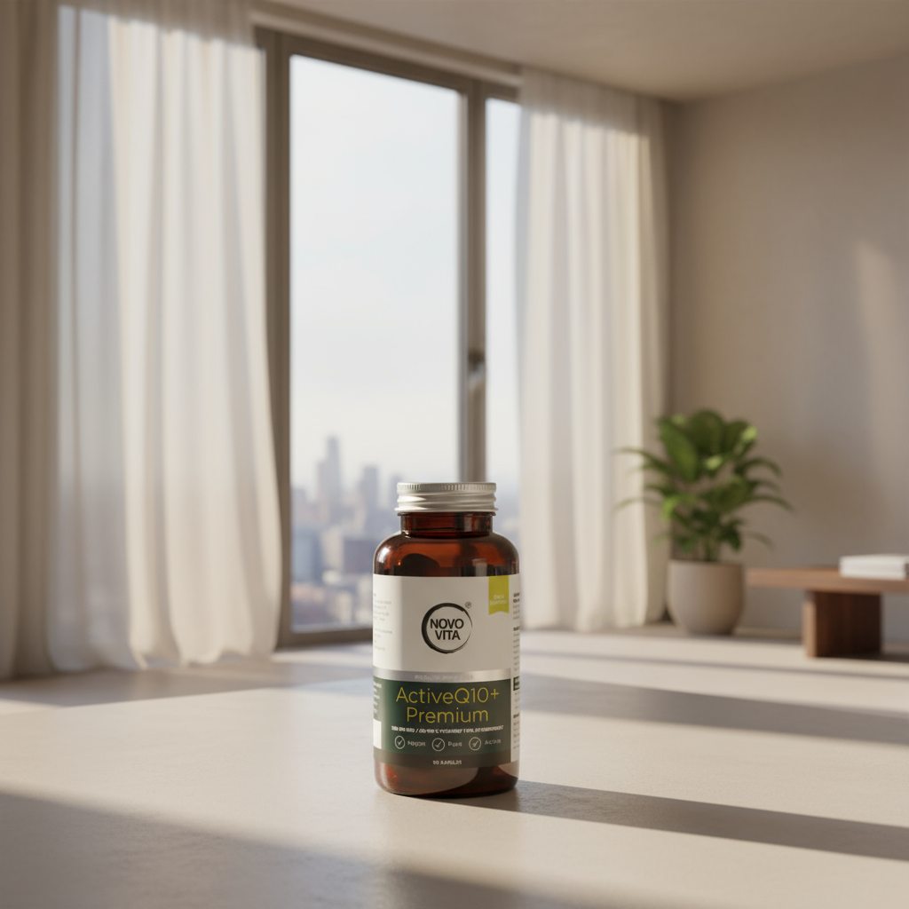 Active Q10+ Premium - Supliment coenzima Q10 cu absorbție crescută pentru energie și sănătate cardiovasculară