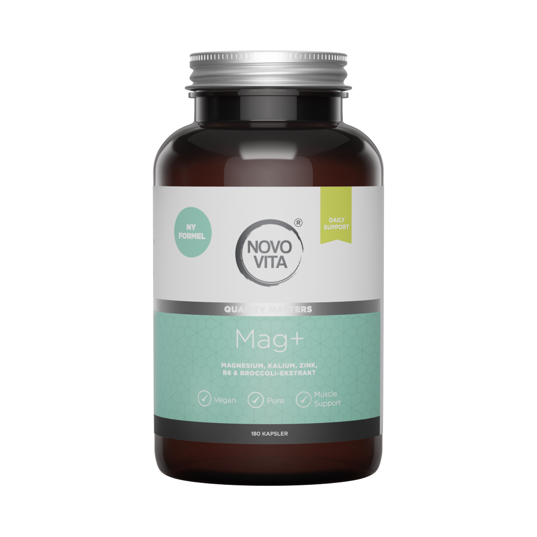 Mag+ – Complex de magneziu cu vitamina B6 + potasiu + zinc - 90 de capsule