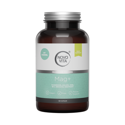 Mag+ – Complex de magneziu cu vitamina B6 + potasiu + zinc - 90 de capsule