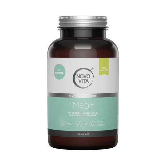Mag+ – Complex de magneziu cu vitamina B6 + potasiu + zinc - 180 de capsule