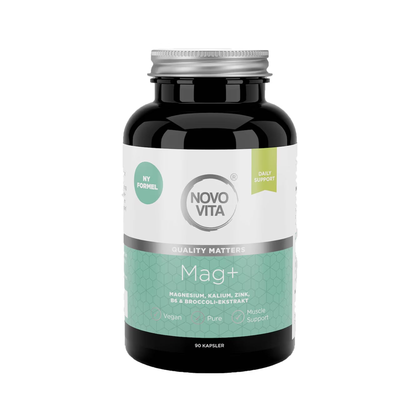 Mag+ – Complex de magneziu cu vitamina B6 + potasiu + zinc - 90 de capsule