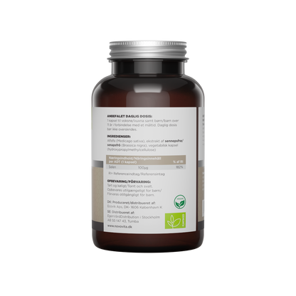 Selen+ – Seleniu natural din semințe de muștar + alfalfa + siliciu - 120 de capsule