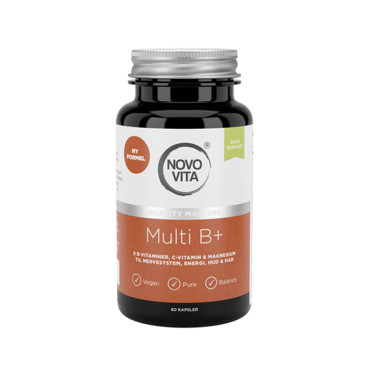 Multi B+ – Complex de vitamine B + vitamina C + magneziu + colină + inozitol - 60 de capsule